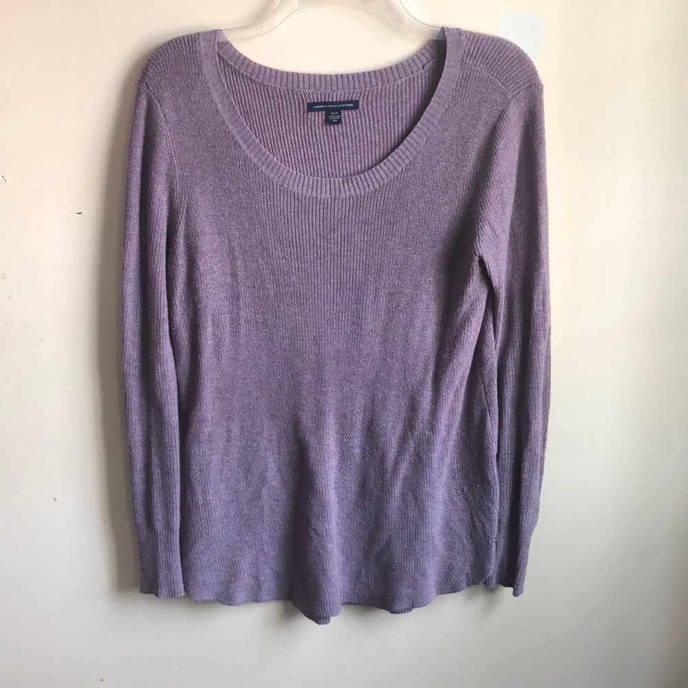 Ribbed AE lightweight sweater